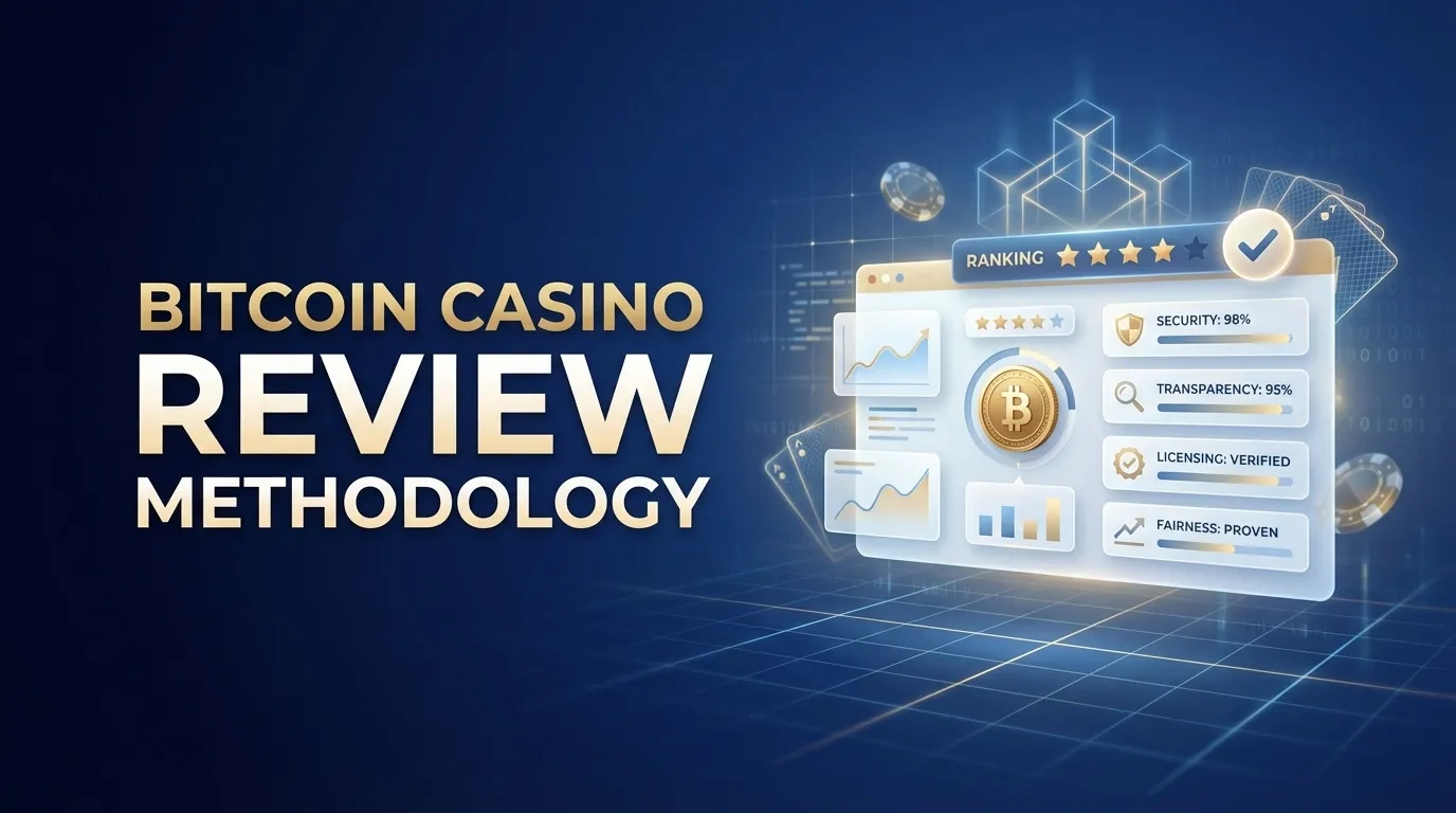 OUR STEP-BY-STEP BITCOIN CASINO REVIEW METHODOLOGY