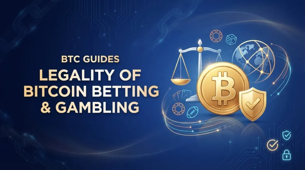 BTC Guides: Legality Of Bitcoin Sports Betting And Gambling