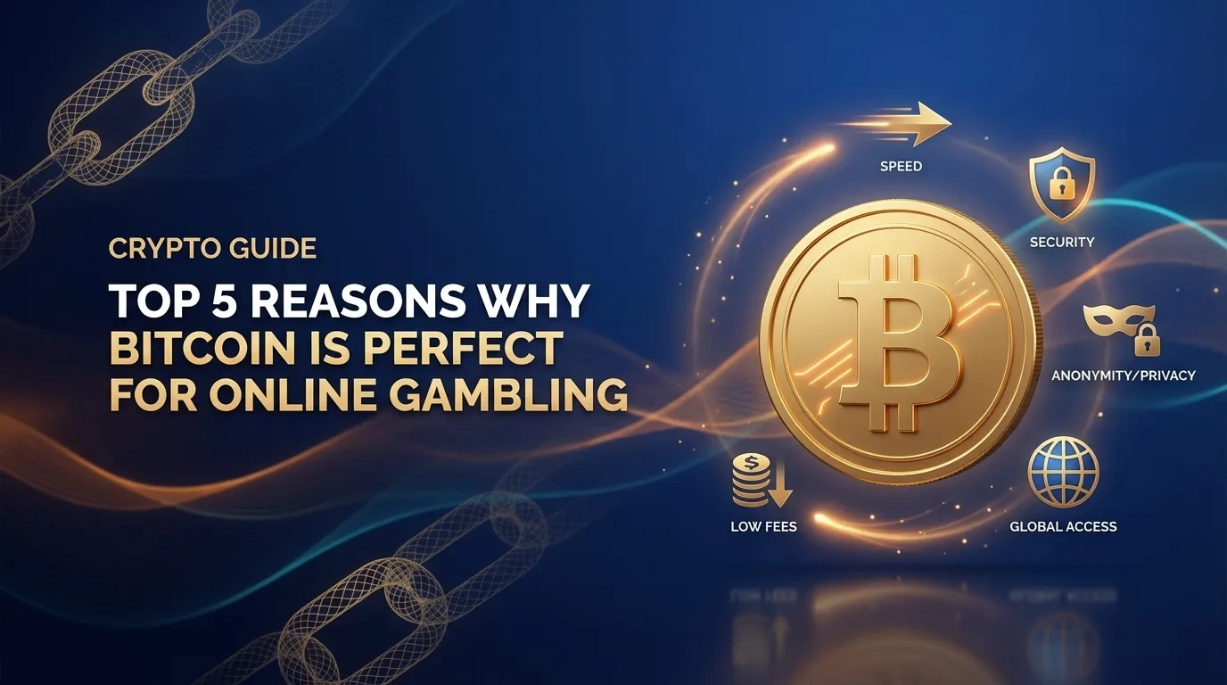Top 5 Reasons Why Bitcoin Is Perfect For Online Gambling